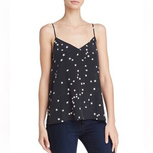 Equipment Layla Sleeveless V Neck Printed Silk Camisole